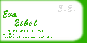 eva eibel business card
